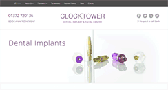 Desktop Screenshot of clocktowerdental.com